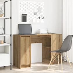 Scrivania Rovere Artigianale 120x42x76 cm in Legno Multistrato Vidaxl