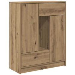 Vidaxl - Credenza con Cassetti e Ante Rovere Artigianale 73x31x90 cm