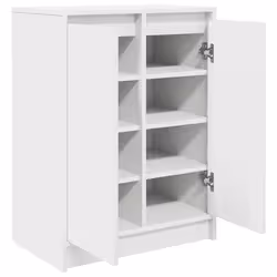 VidaXL 861868 scarpiera Bianco - Vista aggiuntiva 5