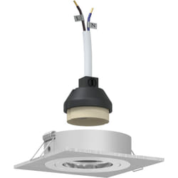 Vidaxl - Faretti Incassati 6 pz Quadrati GU10 Argento 91x91 mm