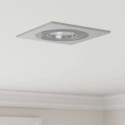vidaXL Spotlights con i riflettori 12 pcs Argento 9 x 9 x cm Alluminio