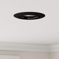 vidaXL Spotlights con i riflettori 24 pcs Nero 9 x 9 cm Metallo