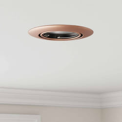 vidaXL Spotlights con i riflettori 6 pcs Rame 9 x 9 cm Metallo