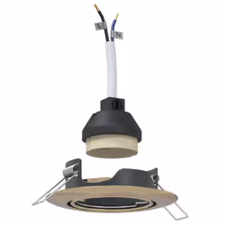 vidaXL Spotlights con i riflettori 12 pcs Ottone 9 x 9 cm Metallo - Vista aggiuntiva 2