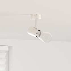 Faretti da soffitto 1 Via Regolabile Nichel E27 - Vidaxl