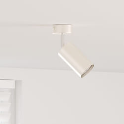 Faretto da soffitto 1 Via Regolabile Nichel Spazzolato GU10 - Vidaxl