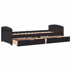 VidaXL 3314678 divano Divano letto Nero - Vista aggiuntiva 6