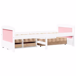 VidaXL 3314683 divano Divano letto Rosa, Bianco - Vista aggiuntiva 8