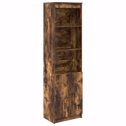 vidaXL Credenza Rovere Fumo 50x35x180 cm in Legno Multistrato - Vista aggiuntiva 2