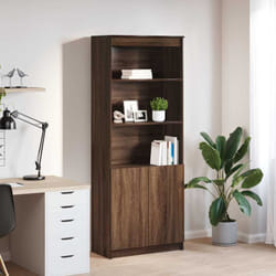 Credenza Rovere Marrone 70x35x180 cm in Legno Multistrato Vidaxl 103683