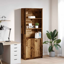Credenza Legno Antico 70x35x180 cm in Legno Multistrato Vidaxl 517747