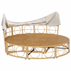 VidaXL 4108235 letto per esterni Crema - Vista aggiuntiva 5