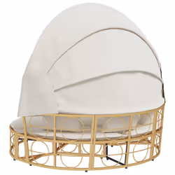 VidaXL 4108235 letto per esterni Crema - Vista aggiuntiva 8