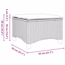 VidaXL 4108249 Pouff - Vista aggiuntiva 8