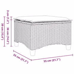 VidaXL 4108252 Pouff - Vista aggiuntiva 8