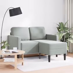 Questo divano a 2 posti a forma di L con chaise longue combina stile e comfort e sarà un'aggiunta senza tempo ai tuoi interni ...