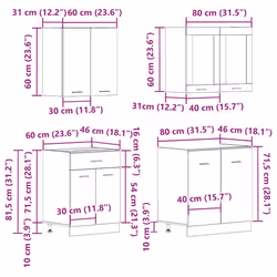 VidaXL 3328573 credenza e mobile per stanza da pranzo - Vista aggiuntiva 8