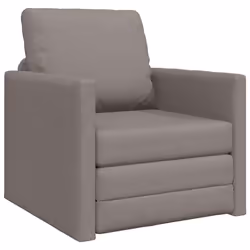 vidaXL Divano Letto con cuscino Talpa 74 x 77 x 81 cm Tessuto - Vista aggiuntiva 2