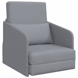 vidaXL Divano letto Grigio chiaro 65 x 80 x 83 cm Tessuto - Vista aggiuntiva 2