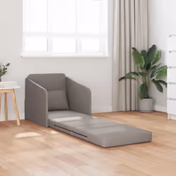 vidaXL Divano letto Talpa 65 x 80 x 83 cm Tessuto - Vista aggiuntiva 3