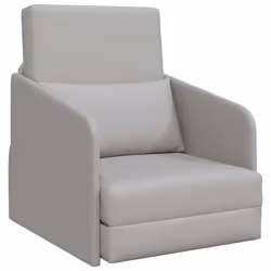 vidaXL Divano letto Grigio Nuvola 65 x 80 x 83 cm Tessuto - Vista aggiuntiva 2