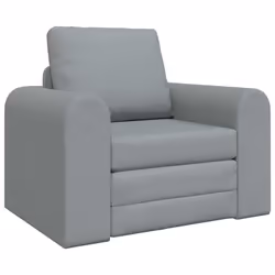vidaXL Divano letto Grigio chiaro 98 x 71 x 83 cm Tessuto - Vista aggiuntiva 2