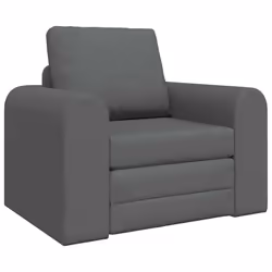 vidaXL Divano letto Grigio scuro 98 x 71 x 83 cm Tessuto - Vista aggiuntiva 2