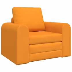 vidaXL Divano letto Giallo scuro 98 x 71 x 83 cm Tessuto - Vista aggiuntiva 2