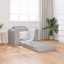 vidaXL Divano letto Grigio nuvola 98 x 71 x 83 cm Tessuto - Vista aggiuntiva 3