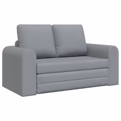 vidaXL Divano letto Grigio chiaro 148 x 71 x 83 cm Tessuto - Vista aggiuntiva 2