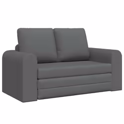 vidaXL Divano letto Grigio scuro 148 x 71 x 83 cm Tessuto - Vista aggiuntiva 2
