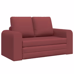 vidaXL Divano letto Rosso vino 148 x 71 x 83 cm Tessuto - Vista aggiuntiva 2