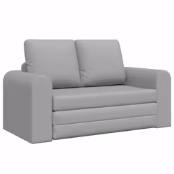 vidaXL Divano letto Grigio nuvola 148 x 71 x 83 cm Tessuto - Vista aggiuntiva 2