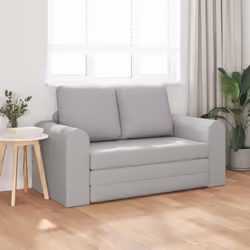 vidaXL Divano letto Grigio nuvola 148 x 71 x 83 cm Tessuto - Vista aggiuntiva 3
