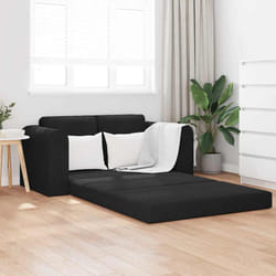 vidaXL Divano letto Nero 148 x 71 x 83 cm Velluto