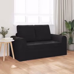vidaXL Divano letto Nero 148 x 71 x 83 cm Velluto - Vista aggiuntiva 3