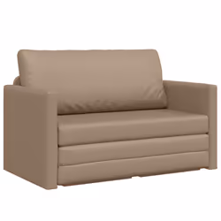 vidaXL Divano letto Cappuccino 124 x 71 x 78 cm Pelle Artificiale - Vista aggiuntiva 2