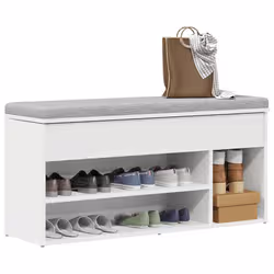 VidaXL 859136 scarpiera Bianco - Vista aggiuntiva 2