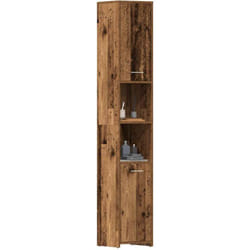 Vidaxl - Mobile da Bagno Legno Antico 30x30x183,5 cm in Legno tecnico 759744