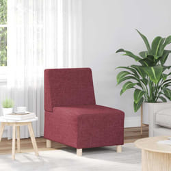 Vidaxl - Divano Sedia Rosso Vino 55 cm in Tessuto 457014