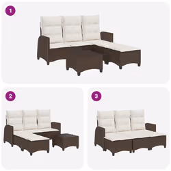 VidaXL 3328639 set mobili da esterno - Vista aggiuntiva 8
