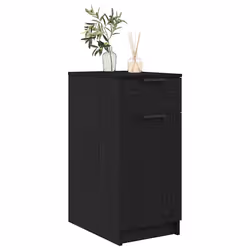 vidaXL Mobile per scrivania Rovere nero 33 x 50 x 75 cm - Vista aggiuntiva 3