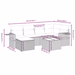 VidaXL 3325486 set mobili da esterno - Vista aggiuntiva 4