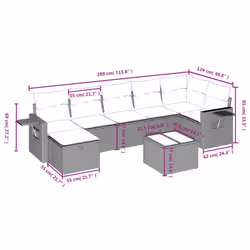 VidaXL 3325506 set mobili da esterno - Vista aggiuntiva 4
