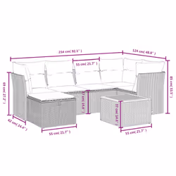 VidaXL 3325761 set mobili da esterno - Vista aggiuntiva 4