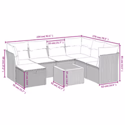VidaXL 3325766 set mobili da esterno - Vista aggiuntiva 3