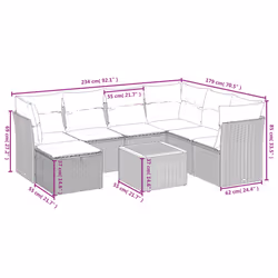 VidaXL 3325768 set mobili da esterno - Vista aggiuntiva 4