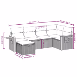 VidaXL 3325968 set mobili da esterno - Vista aggiuntiva 3