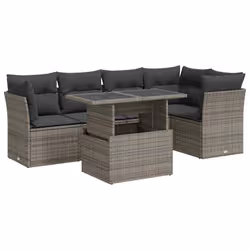 VidaXL 3326161 set mobili da esterno Grigio scuro