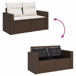 VidaXL 3326244 set mobili da esterno - Vista aggiuntiva 7